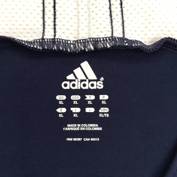 Adidas Sport Tank Navy White - Size XL - Picture 3 of 6
